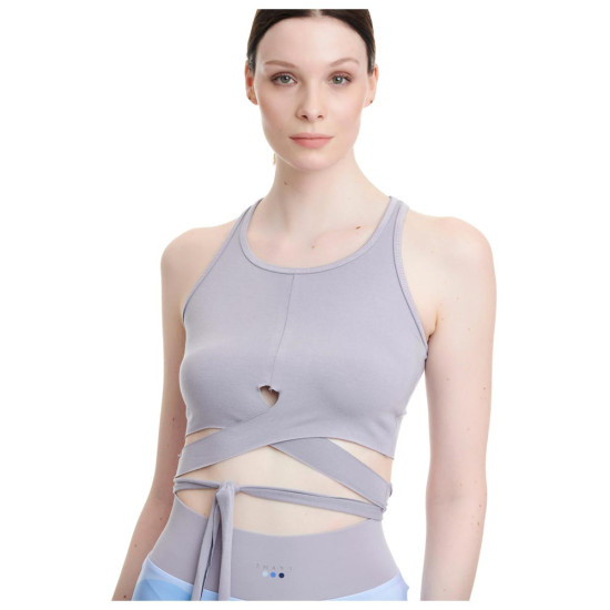 Bodytalk Γυναικεία αμάνικη μπλούζα crop